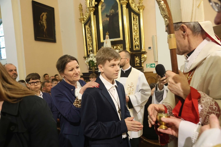 Bierzmowanie w Oleśnie