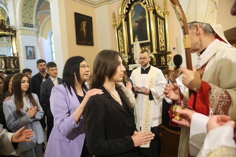 Bierzmowanie w Oleśnie