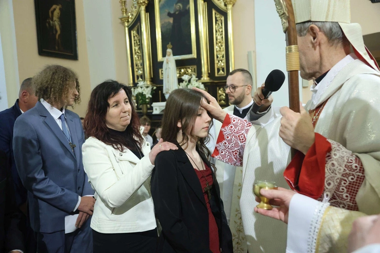 Bierzmowanie w Oleśnie