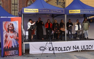 III Koncert Ewangelizacyjny "Ogień Miłosierdzia" na wrocławskim rynku