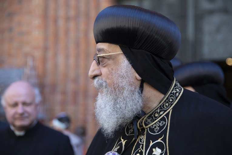 Tawadros II modlił się w archikatedrze warszawskiej o pokój 