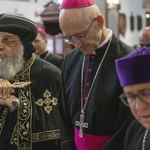 Patriarcha Koptyjskiego Kościoła Ortodoksyjnego zwiedził podziemia archikatedry św. Jana