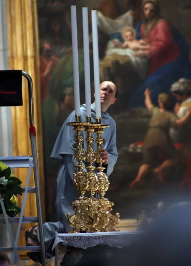 Bazylika Santa Maria Maggiore po pogrzebie papieża