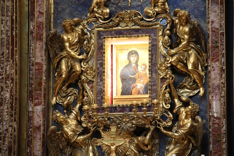 Bazylika Santa Maria Maggiore po pogrzebie papieża