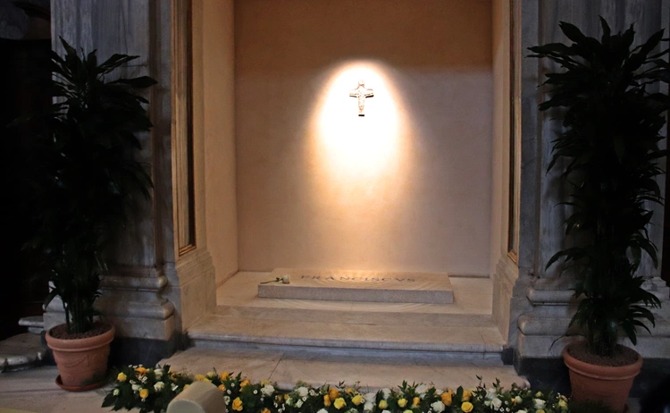 Bazylika Santa Maria Maggiore po pogrzebie papieża