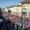 Marsz dla życia ulicami Warszawy