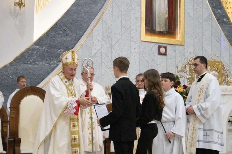 Bierzmowanie w Słopnicach Dolnych