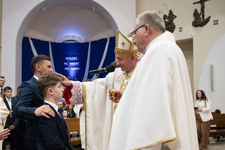 Bierzmowanie w Słopnicach Dolnych