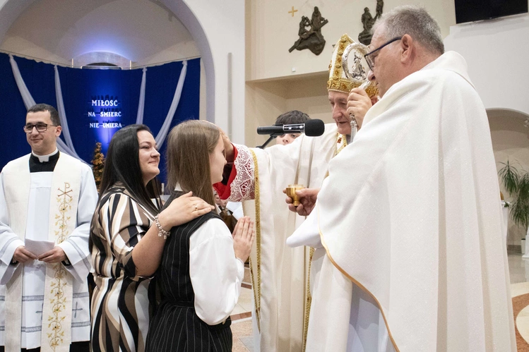 Bierzmowanie w Słopnicach Dolnych