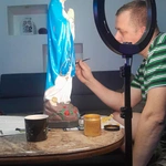 Odnawianie figurek - warsztat pana Sławka