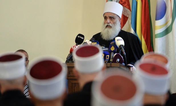 Druzowie podczas potkania w libańskim Bejrucie, omawiający sytuację w Syrii