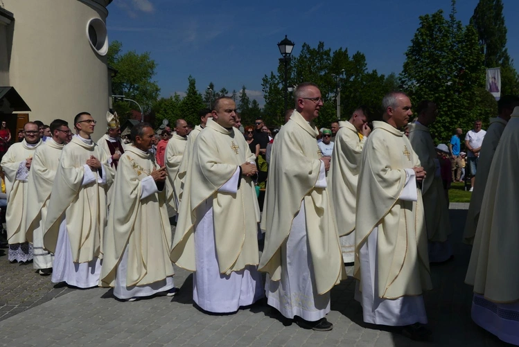 Msza św. pielgrzymów łagiewnickich w Hałcnowie - 2025