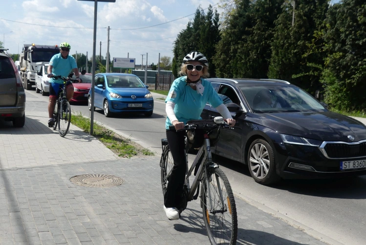 Pielgrzymi rowerowi w drodze do Łagiewnik - 2025