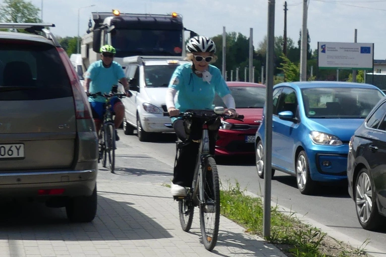 Pielgrzymi rowerowi w drodze do Łagiewnik - 2025