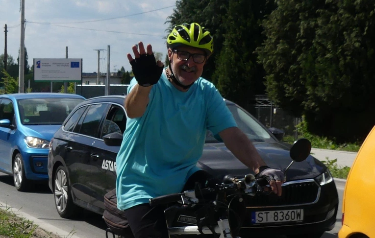 Pielgrzymi rowerowi w drodze do Łagiewnik - 2025