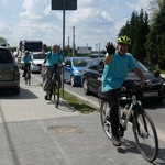Pielgrzymi rowerowi w drodze do Łagiewnik - 2025