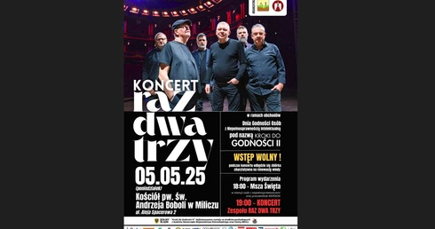 "Kroki do godności" z zespołem Raz, Dwa, Trzy