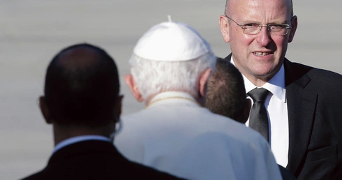 Domenico Giani  przewodniczący Narodowej Konfederacji Misericordie d'Italie, były komendant Żandarmerii Watykańskiej w czasach św. Jana Pawła II, Benedykta XVI oraz Franciszka.