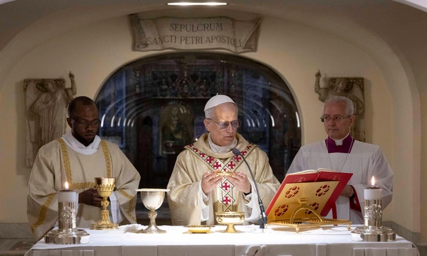 Papież odprawił Mszę przy Grobie św. Piotra