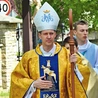 Hałcnowianin podczas swoich biskupich prymicji w rodzinnej parafii.