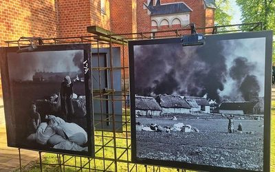Wystawa pokazuje tragedię mieszkańców, która się wydarzyła 2 maja 1946 r.