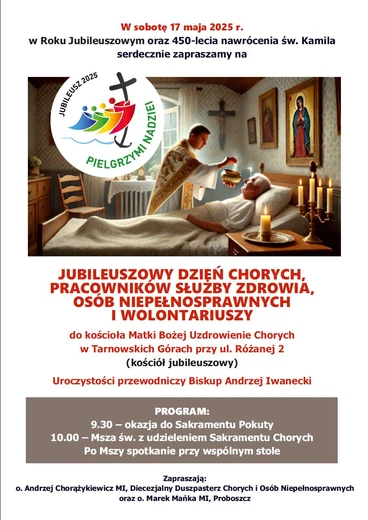 Pielgrzymka chorych, niepełnosprawnych, służby zdrowia i wolontariuszy
