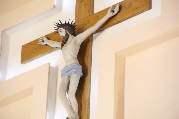 Podlesie Machowskie. Poświęcenie figur Matki Bożej i św. Józefa