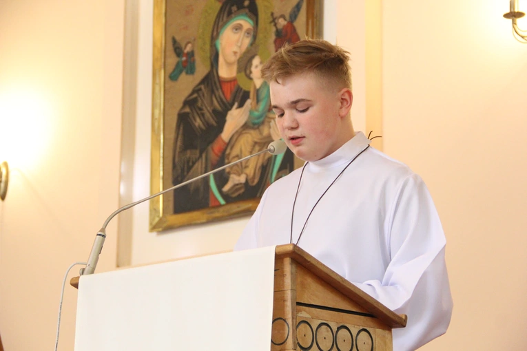 Podlesie Machowskie. Poświęcenie figur Matki Bożej i św. Józefa