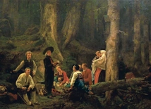  Pielgrzymi do Sainte Odile, 1863 r. Muzeum Unterlinden, Colmar