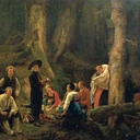  Pielgrzymi do Sainte Odile, 1863 r. Muzeum Unterlinden, Colmar