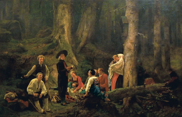  Pielgrzymi do Sainte Odile, 1863 r. Muzeum Unterlinden, Colmar