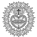  Pierwszy obrazek Najświętszego Serca Jezusa dany przez siostrę  Małgorzatę Marię jej nowicjuszkom, 20 lipca 1685 r.