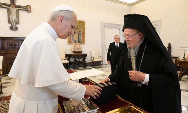 Papież Leon XIV i patriarcha Konstantynopola, Bartłomiej