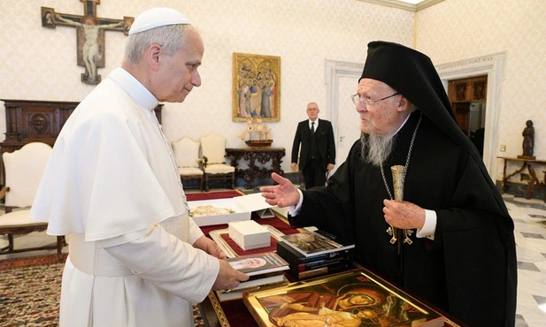 Leon XIV do patriarchy Bartłomieja o pragnieniu przybycia do Nicei
