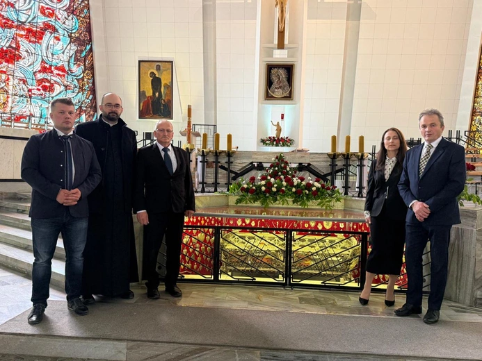 Przyjęcie relikwie św. Andrzeja Boboli