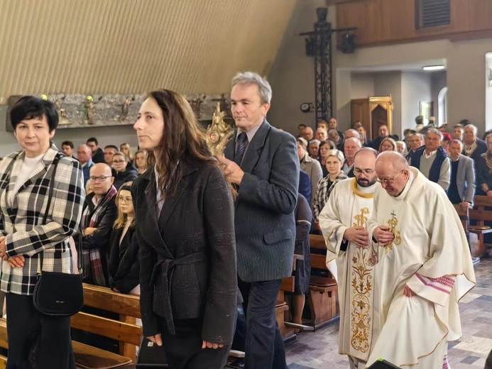 Przyjęcie relikwie św. Andrzeja Boboli