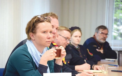 Uczestnicy  kursu w WSD w Radomiu.