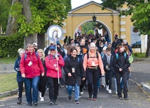 Pątnicy mieli do pokonania 30 km.