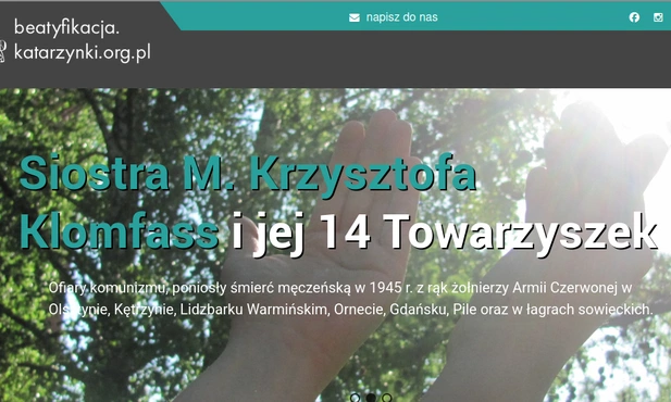 Strona internetowa poświęcona męczennicom