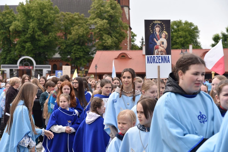 Pielgrzymka DSM w Szczepanowie - prezentacja grup