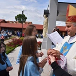 Pielgrzymka DSM do Szczepanowa - błogosławieństwo przewodniczek