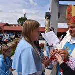 Pielgrzymka DSM do Szczepanowa - błogosławieństwo przewodniczek