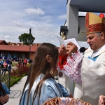 Pielgrzymka DSM do Szczepanowa - błogosławieństwo przewodniczek