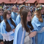 Pielgrzymka DSM do Szczepanowa - błogosławieństwo przewodniczek