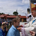 Pielgrzymka DSM do Szczepanowa - błogosławieństwo przewodniczek