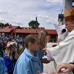 Pielgrzymka DSM do Szczepanowa - błogosławieństwo przewodniczek
