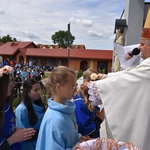 Pielgrzymka DSM do Szczepanowa - błogosławieństwo przewodniczek