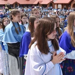 Pielgrzymka DSM do Szczepanowa - błogosławieństwo przewodniczek