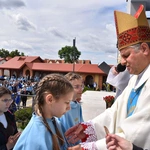 Pielgrzymka DSM do Szczepanowa - błogosławieństwo przewodniczek