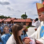 Pielgrzymka DSM do Szczepanowa - błogosławieństwo przewodniczek